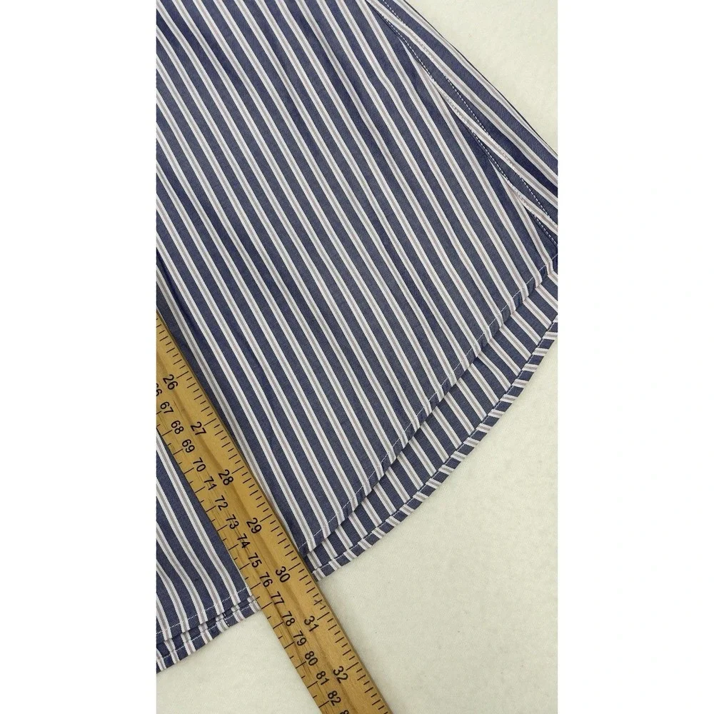 Gucci Shirt Slim Mens 41 /16  Pinstripe Long Sleeve Button Cotton Made In Italy